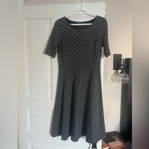 Lands End polka dot dress
